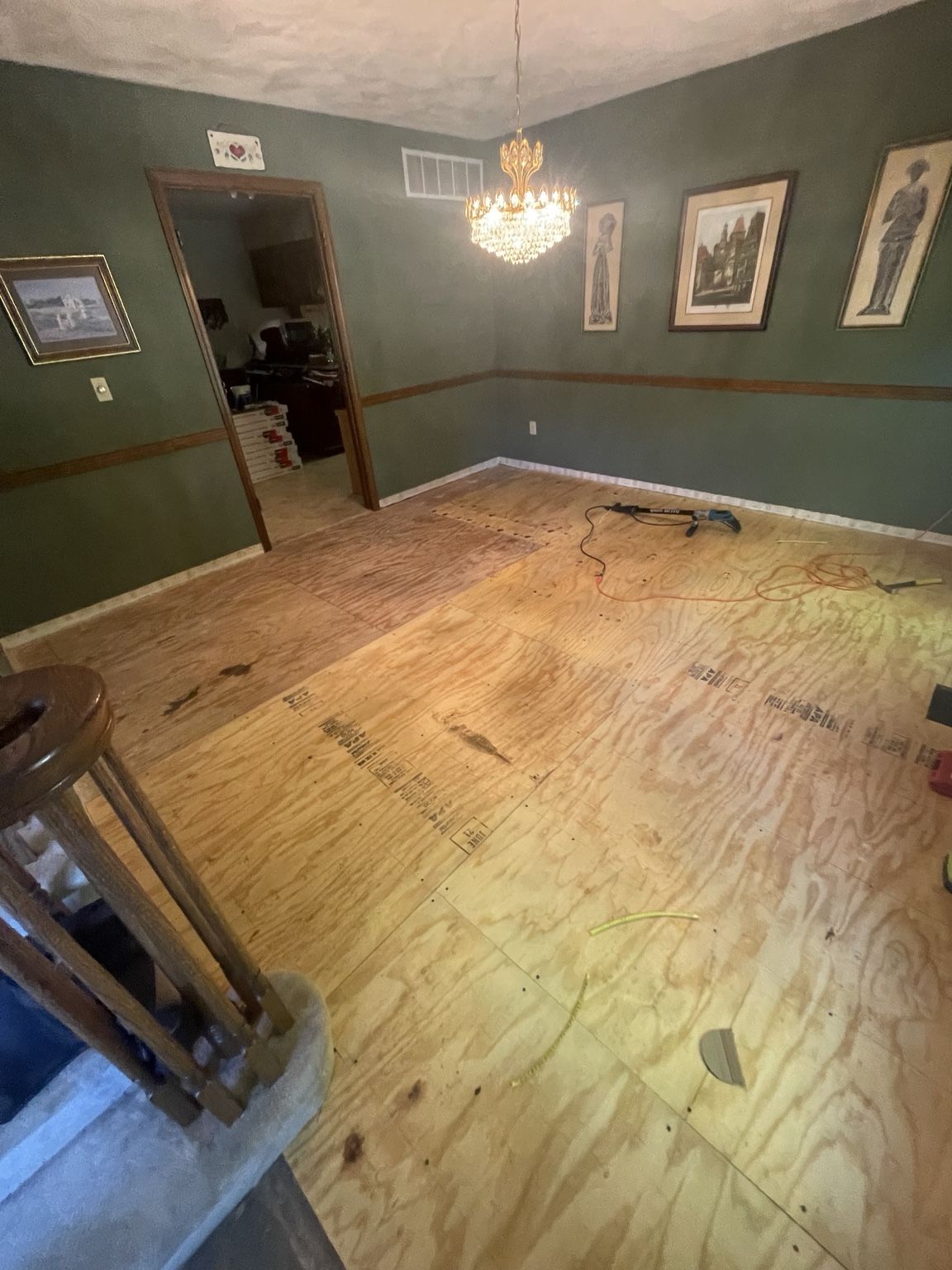 Allen's Flooring completed project